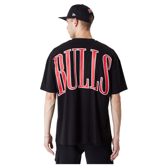 New Era Ανδρική κοντομάνικη μπλούζα Chicago Bulls NBA Arch Wordmark Oversized T-Shirt